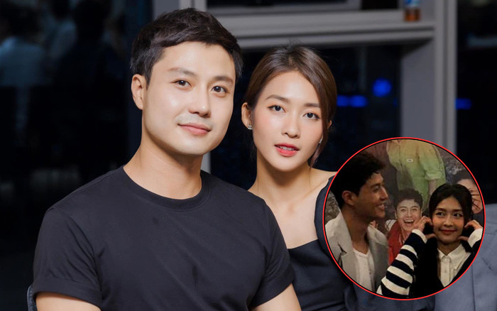 Thanh Sơn - Khả Ngân 'dính như sam' tại họp báo phim nối sóng Đừng Làm Mẹ Cáu: Không yêu thì phí quá! Ảnh 2