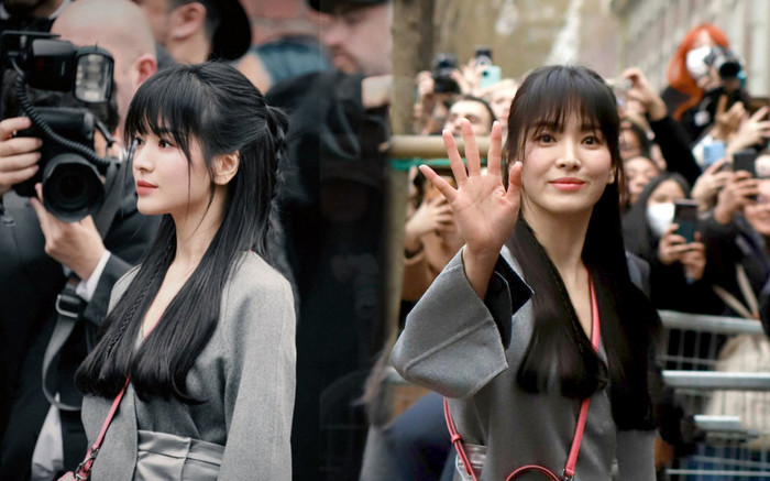 Kiểu tóc giúp Song Hye Kyo 'ăn gian' hơn chục tuổi, U50 chẳng khác gì thiếu nữ giữa biển người Ảnh 2