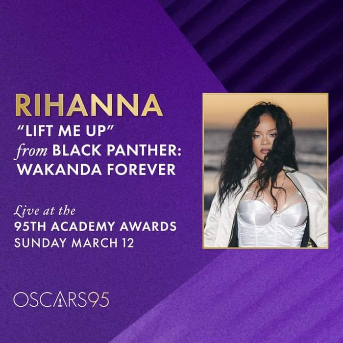 Sau Super Bowl, Rihanna tiếp tục 'đại náo' sân khấu Oscar 2023 Ảnh 1