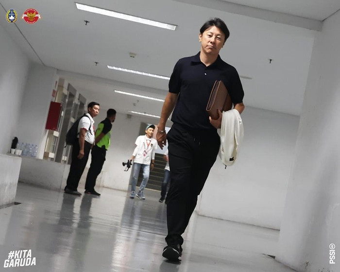 HLV Shin Tae Yong có thể chia tay tuyển Indonesia. Ảnh: PSSI