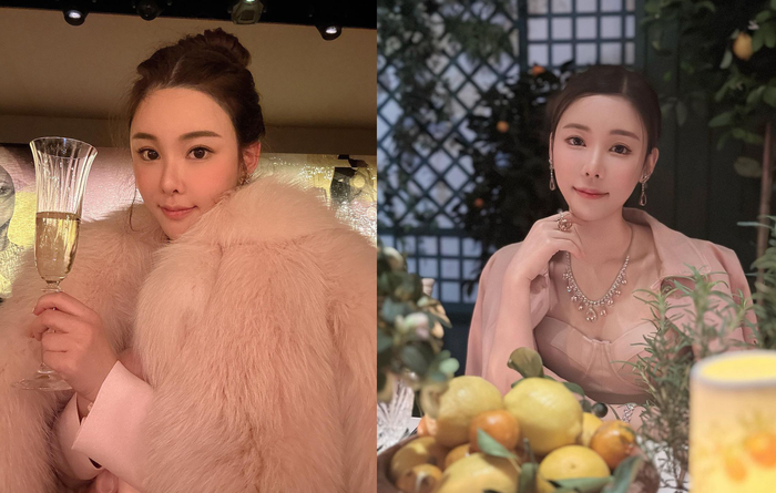 Abby Choi sở hữu vẻ đẹp trong trẻo với làn da trắng hồng chuẩn các tiểu thư nhà giàu của xứ Trung. 