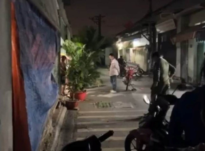 Hiện trường xảy ra vụ việc.