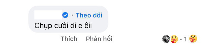 Nam người mẫu lập tức thả phản ứng yêu thích khi được gợi ý chuyện chụp ảnh cưới.