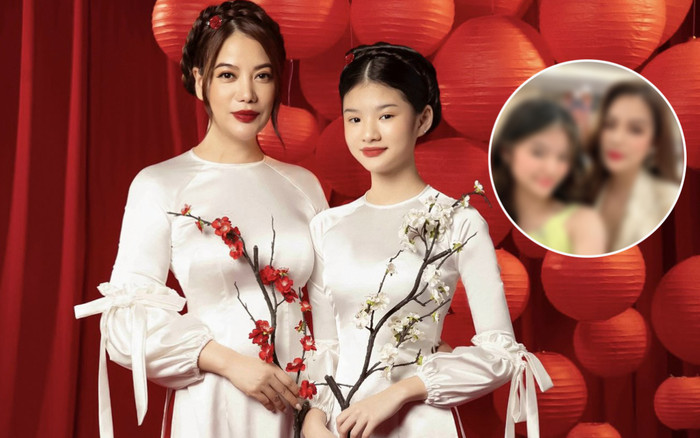 Lên đồ 'đọ sắc' cùng con gái rượu, nhan sắc Trương Ngọc Ánh đẹp bất chấp camera thường Ảnh 2