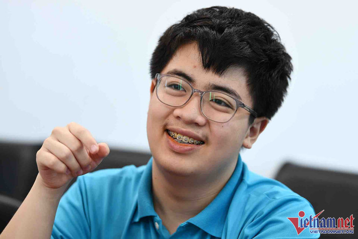 Nam sinh Ngô Quý Đăng. Ảnh: Hoàng Hà.