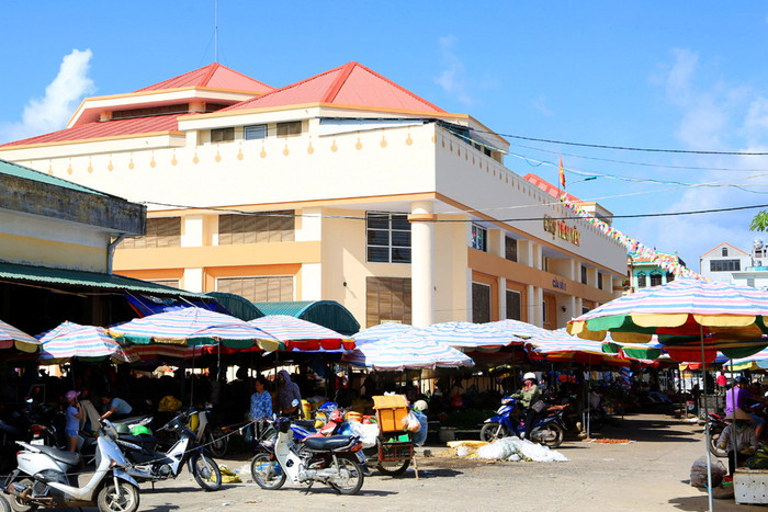 Khu chợ xảy ra vụ việc