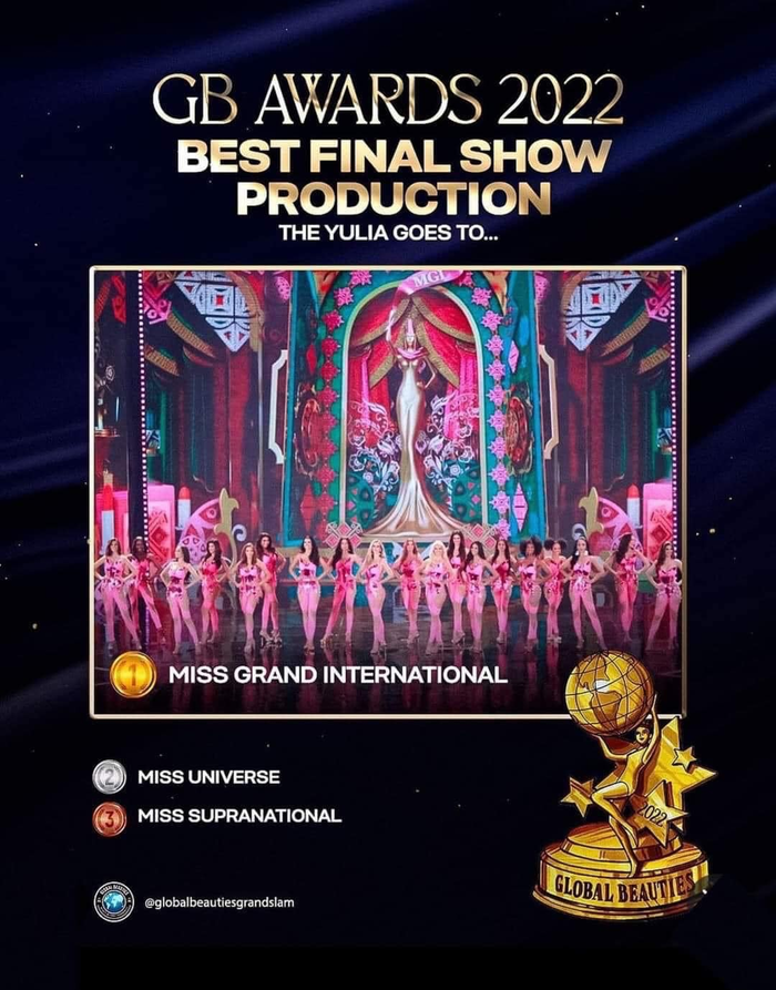 Miss Grand 2022 lại được Global Beauties vinh danh: Đêm chung kết hoành tránh hơn Miss Universe? Ảnh 1