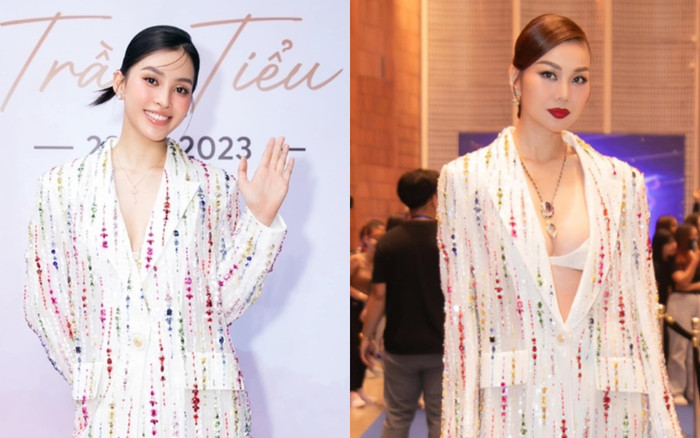 Siêu mẫu đụng độ hoa hậu: Tiểu Vy bị Thanh Hằng 'chặt đẹp' khi diện chung suit Ảnh 2