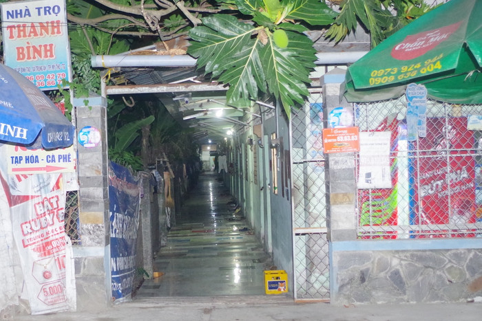 Khu nhà trọ xảy ra vụ việc. Ảnh: Zing