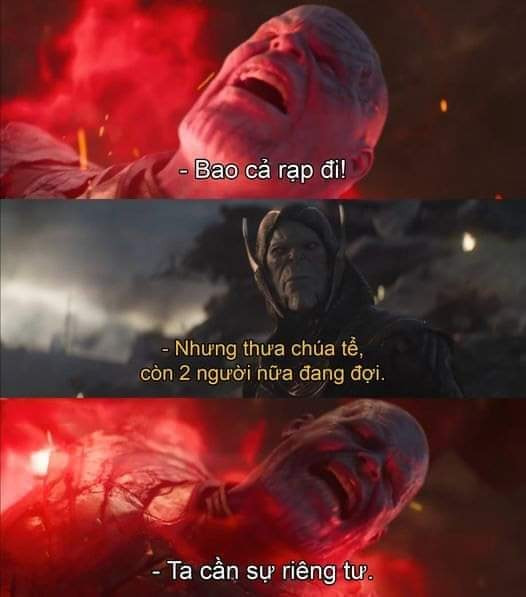 Hiện chủ đề bao rạp phim và 'anh cần sự riêng tư em ơi' trở thành câu nói hot nhất trên Facebook để nhiều người 'chế'.