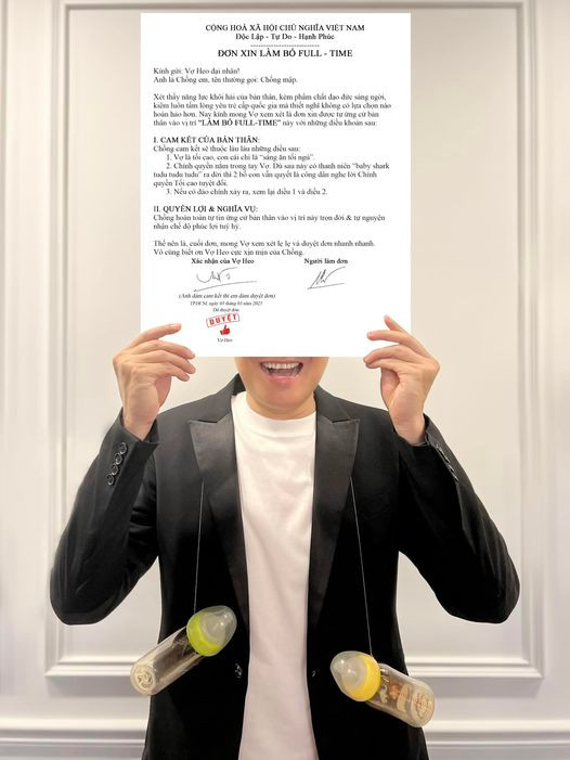 Hình ảnh chồng Minh Hằng được đích thân người đẹp đăng tải trên trang cá nhân