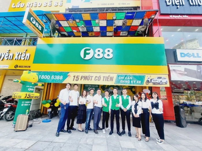 Phòng giao dịch cầm đồ thứ 800 của F88. (Nguồn ảnh: F88).