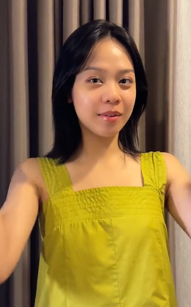 Trước đó, Thanh Thủy từng khoe mặt mộc khá sưng và mũi không được cao như trong clip mới nhất.