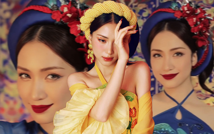 Hòa Minzy 'gây bão' khi tạo trend trên nền nhạc 'Thị Mầu', dân mạng xuýt xoa: 'Ai làm lại chị' Ảnh 2