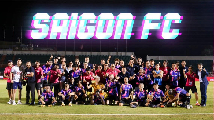Sài Gòn FC bỏ giải hạng Nhất 2023. Ảnh: Sài Gòn FC