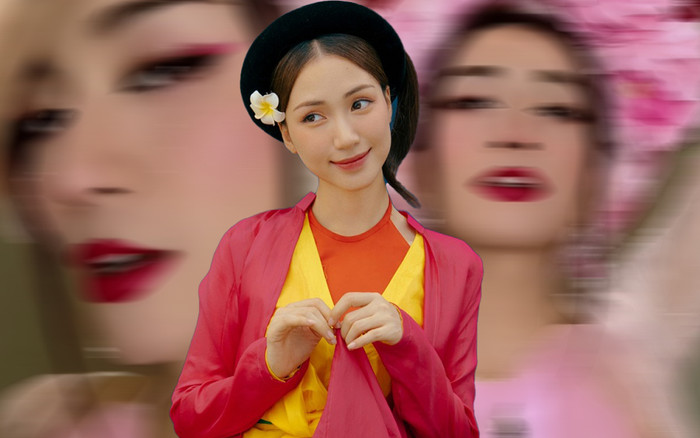 Xuất hiện chàng trai hóa thân 'Thị Mầu' xinh đẹp không kém bản gốc, Hòa Minzy liền nhận chị em Ảnh 2