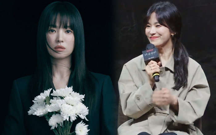 Xuất hiện trong họp báo The Glory 2, Song Hye Kyo bị chê 'dừ', mặt lộ dấu hiệu phẫu thuật thẩm mỹ Ảnh 2