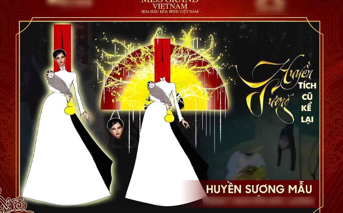 'Phát hoảng' với bài dự thi trang phục dân tộc tại Miss Grand Vietnam 2023: Có phải ngày Halloween đâu? Ảnh 2