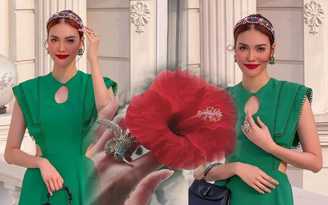 Không phải ông xã, đây mới là người 'đàn ông' tặng hoa cho Lan Khuê ngày 08/03 Ảnh 2