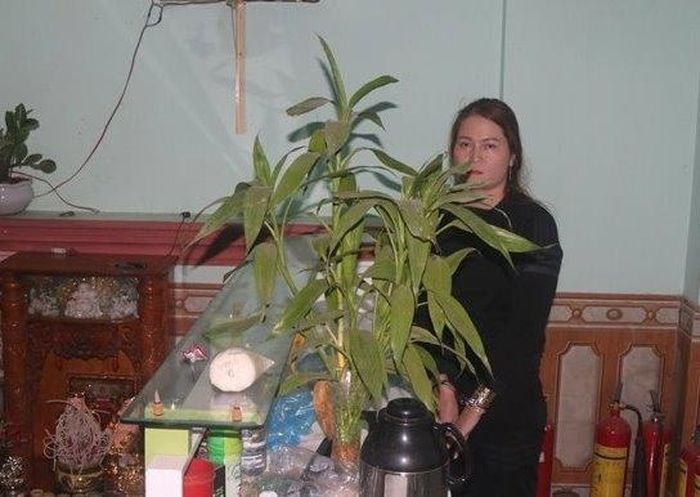 Chủ tiệm massage Lê Thị Sơn. (Ảnh: BVPL).