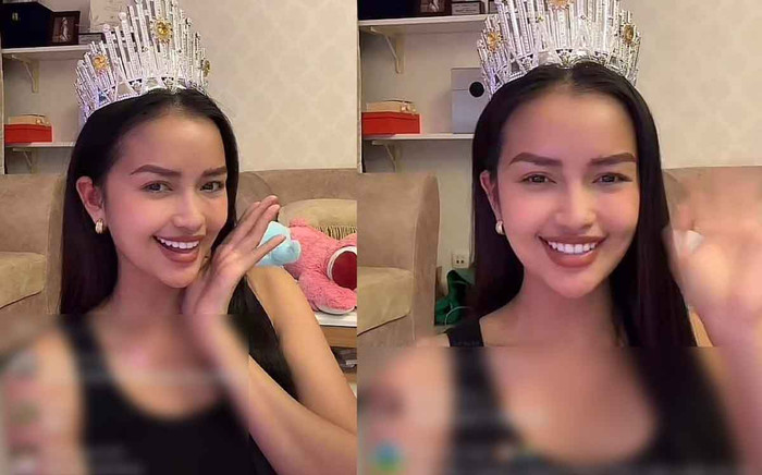 Đội vương miện danh giá để livestream, Hoa hậu Ngọc Châu bất ngờ nhận phản ứng tiêu cực Ảnh 2