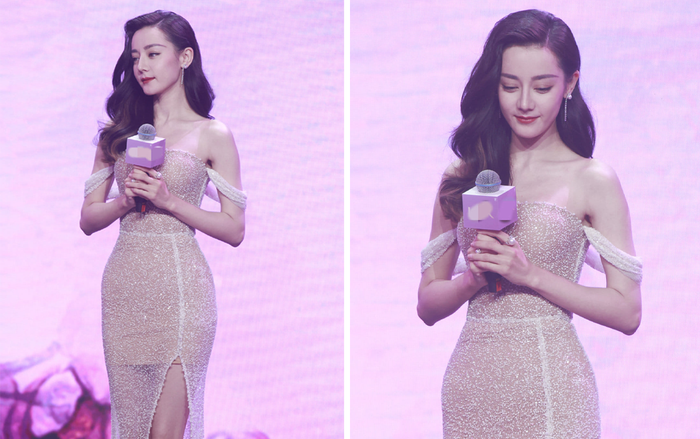 Địch Lệ Nhiệt Ba gây sốt với sắc vóc ngày càng thăng hạng.