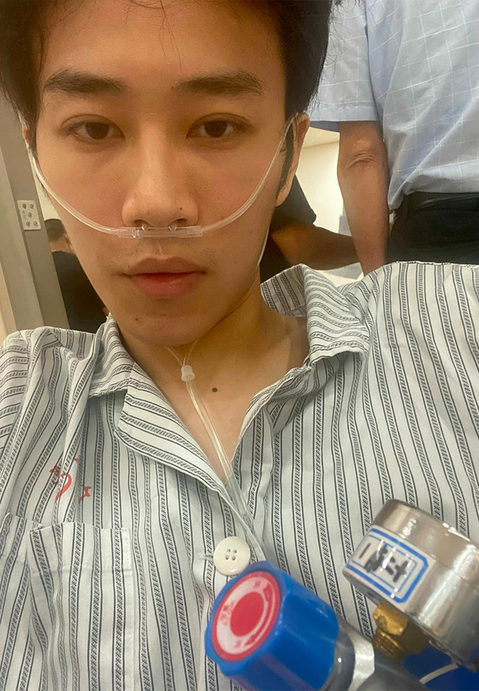 Bệnh tình khiến Tưởng Trí Hào suy sụp.