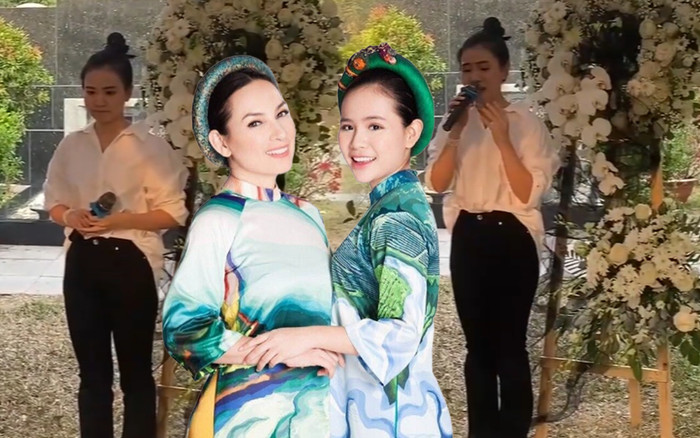 Con nuôi Phi Nhung gây xúc động khi ra tận mộ hát tặng cố NS Vũ Linh Ảnh 2