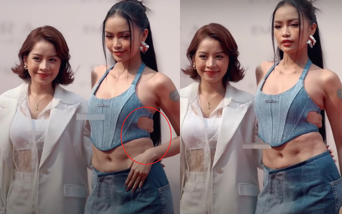 Hạn của Ngọc Châu: Chiếc eo phẫu thuật bị 'hiện nguyên hình' vì trang phục bó sát? Ảnh 2