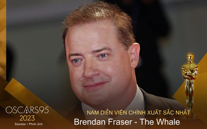 Brendan Fraser giành nam chính xuất sắc tại Oscar 2023 cho vai người đàn ông đồng tính nặng 272 kg Ảnh 2