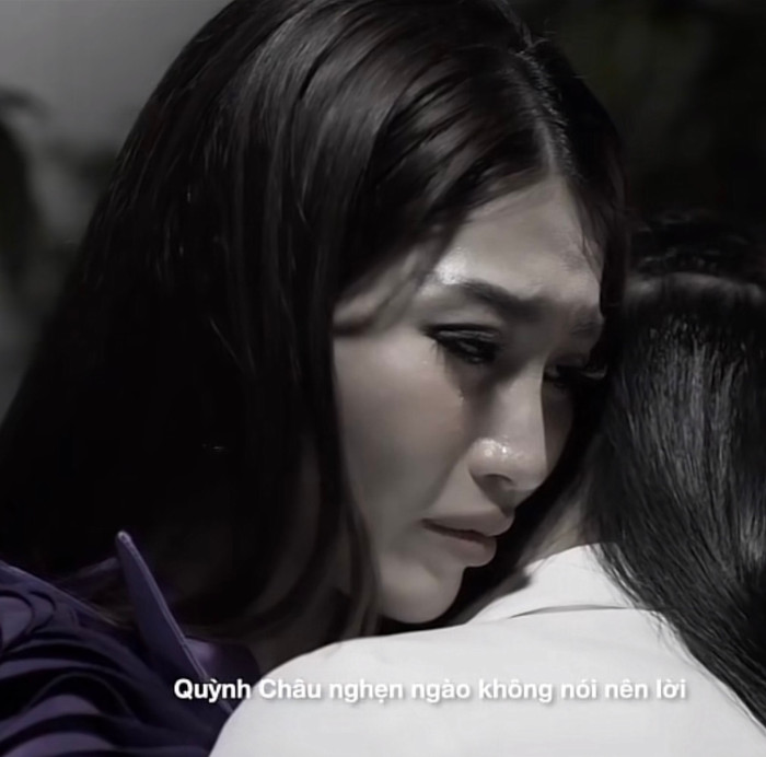 Những giọt nước mắt của Quỳnh Châu thể được sự 'đổ vỡ' niềm tin trong lòng cô khi cho rằng Thuỷ Tiên là một người công bằng, sẽ vì đại cuộc để giữ lại thí sinh tốt nhất cho cuộc thi. 