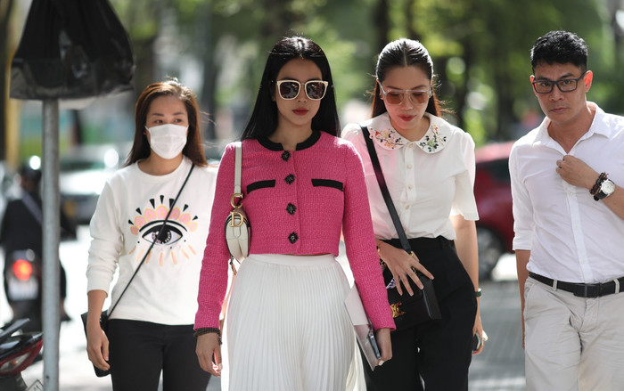 Diệp Lâm Anh và doanh nhân Nghiêm Đức không có mặt trong buổi làm việc về tranh chấp ly hôn trên tòa Ảnh 2