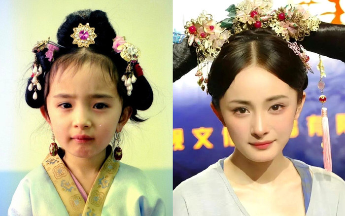 Ảnh thời còn làm diễn viên nhí của Dương Mịch hot trở lại: 'Xinh từ trong trứng' là có thật Ảnh 2
