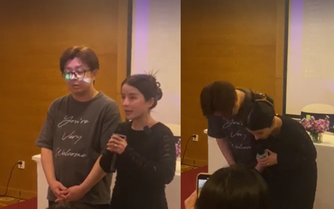 Vợ chồng Bà Nhân Vlog tổ chức họp báo: Cúi đầu xin lỗi bác sĩ trong drama thụ tinh nhân tạo Ảnh 2
