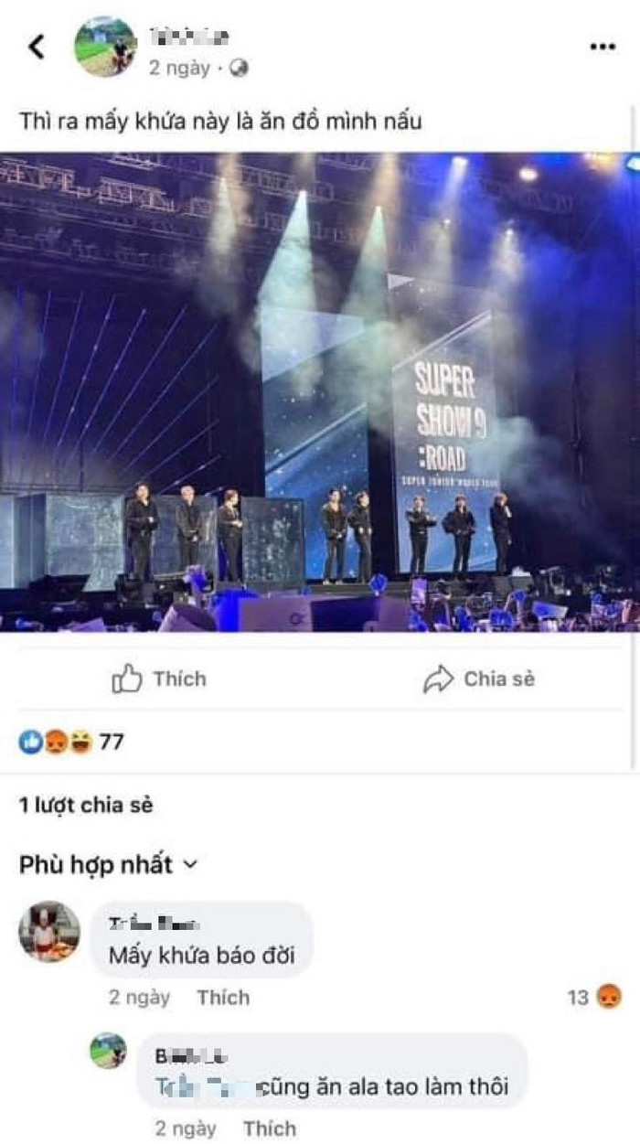 Đầu bếp khách sạn gây tranh cãi vì phát ngôn kém duyên, xúc phạm Super Junior.