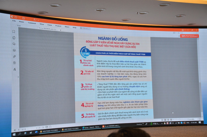  Nhiều kiến nghị không đánh thuế tiêu thụ đặc biệt với đồ uống có đường