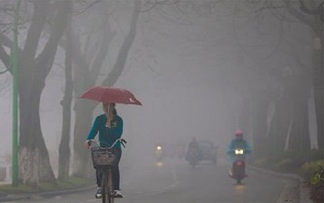 Miền Bắc chuyển mưa phùn, sương mù giăng dài ngày Ảnh 2