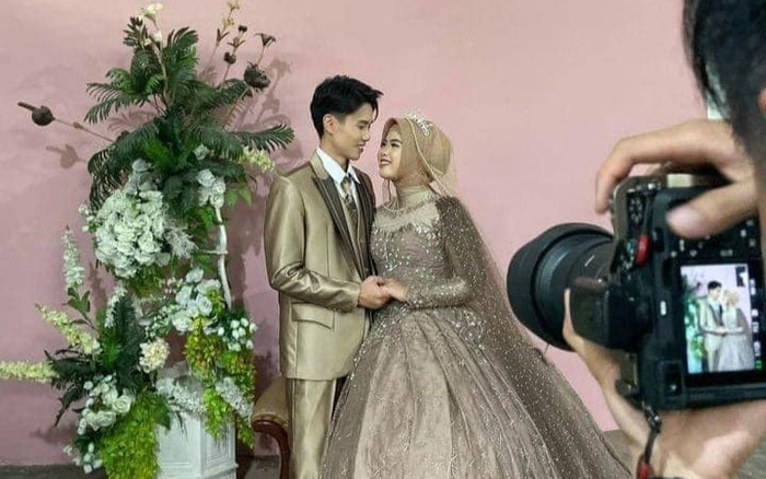 Nam hot TikToker Việt hé lộ hậu trường chụp ảnh cưới Ảnh 2