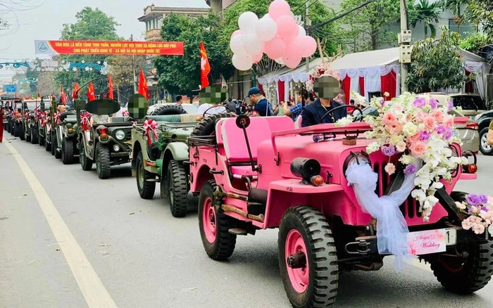 Công an vào cuộc xác minh đoàn xe Jeep rước dâu ở Thái Nguyên Ảnh 2