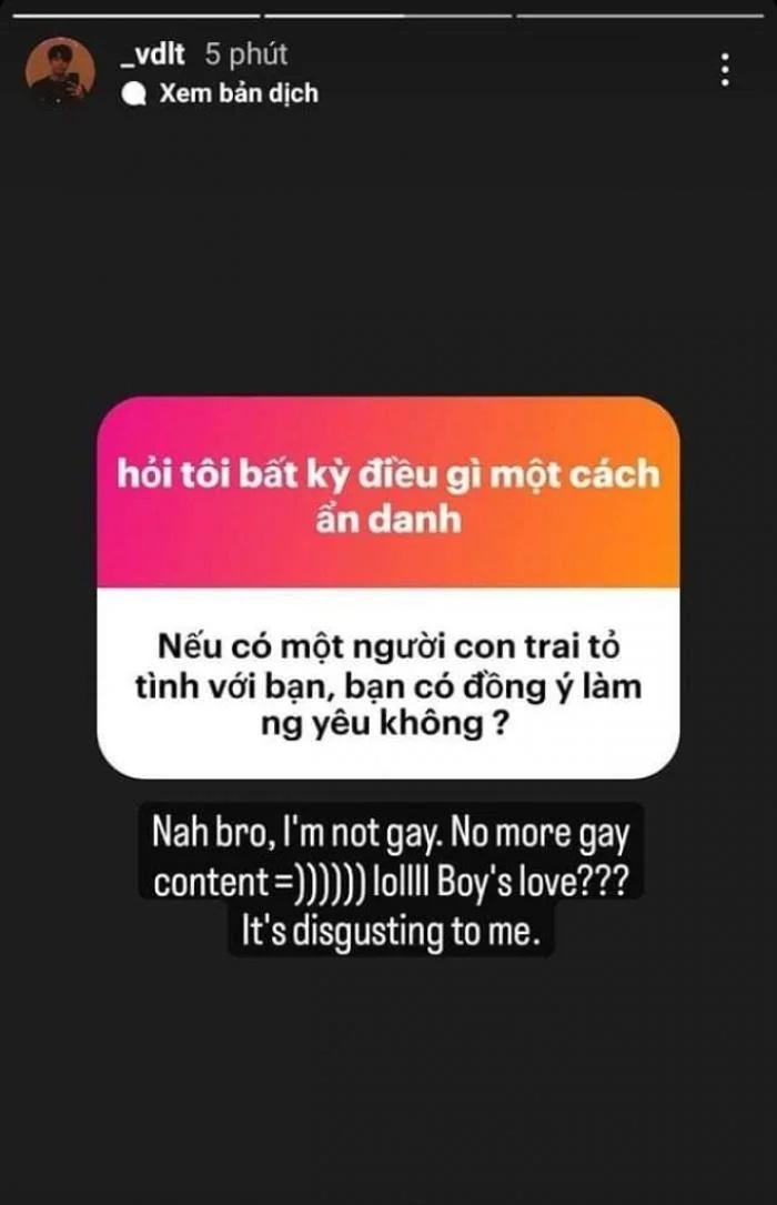 Nam sinh vướng vào ồn ào kỳ thị cộng đồng LGBT lên tiếng: Sự việc vừa qua là bài học rất lớn với mình Ảnh 2