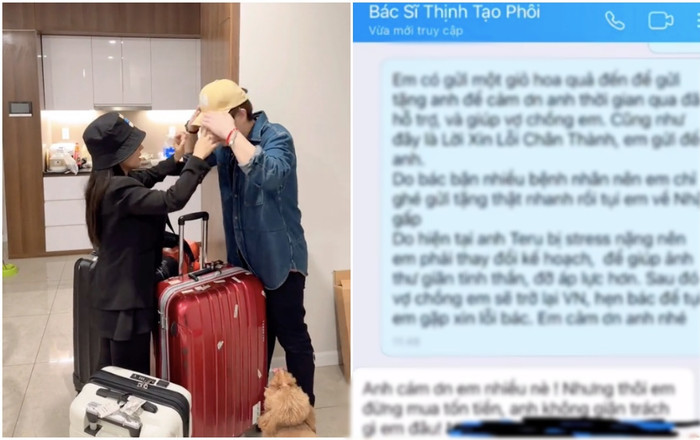 Lộ tin nhắn bà Nhân Vlog gửi riêng đến bác sĩ Thịnh trước khi về Nhật và lời đáp trả bất ngờ của bác sĩ Ảnh 2