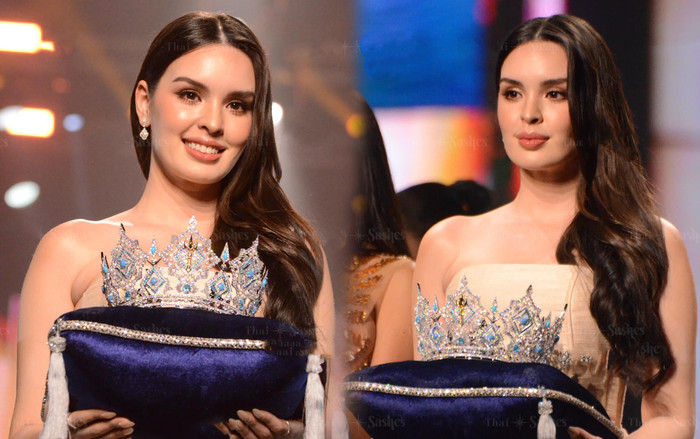 Hoa hậu Thái Lan đẹp hoàn hảo trong ngày cuối nhiệm kỳ, fan đả đảo: Nhan sắc này sao có thể 'ngâm giấm'? Ảnh 2