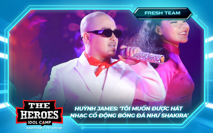 Huỳnh James: 'Tôi muốn được hát nhạc cổ động bóng đá như Shakira' Ảnh 2