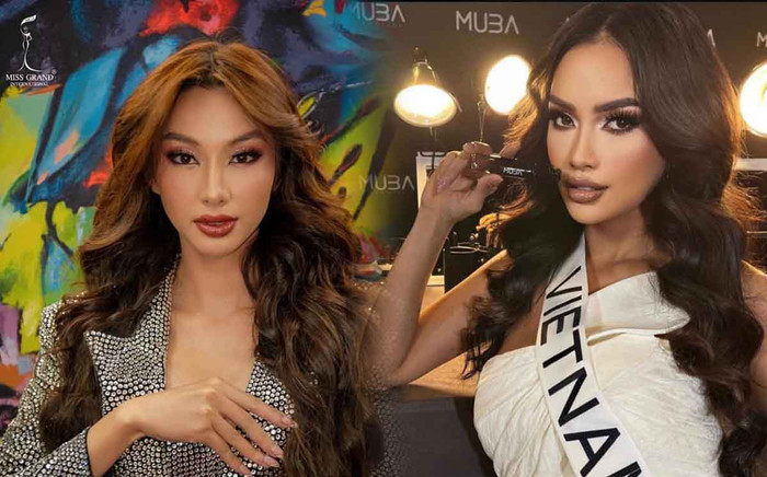 Khi Hoa hậu Việt được chuyên gia trang điểm quốc tế 'họa mặt': Thùy Tiên bị nhận xét như... tượng sáp Ảnh 2