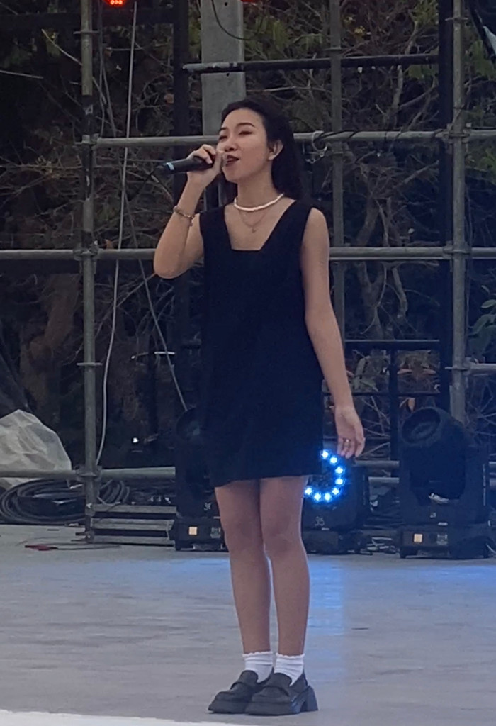 Thí sinh Đỗ Phương Vy - chủ nhân'hot' Bồng bềnh bồng bềnh. 