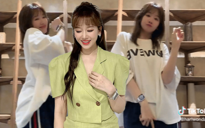 Diện áo quần xộc xệch, Hari Won khoe dáng nhảy nhót: Nhan sắc khiến dân tình ngẩn ngơ Ảnh 2