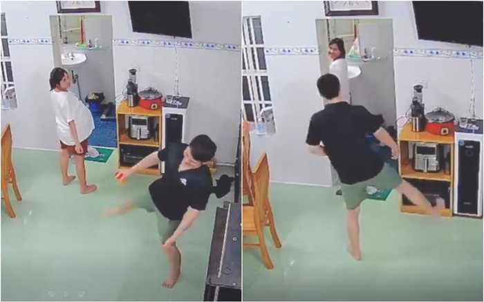 Thấy vợ bầu bụng lớn đi lại khó khăn, anh chồng làm ra cảnh tượng khiến dân tình cười nghiêng ngả Ảnh 2