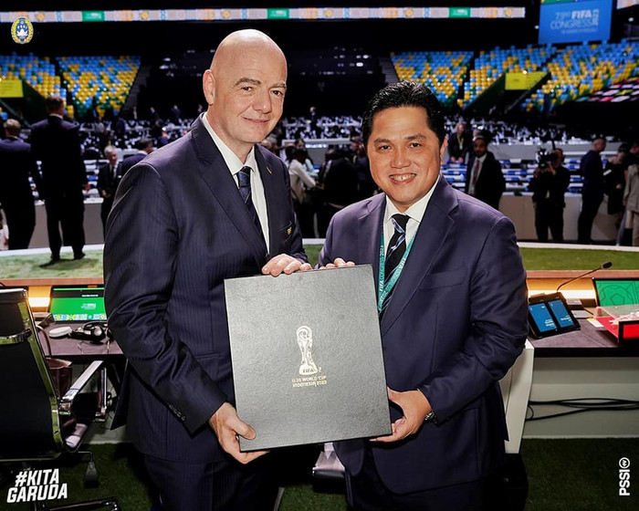 Tân Chủ tịch PSSI muốn tuyển Indonesia vào top 50 thế giới, và có kế hoạch mời tuyển Argentina đá giao hữu vào tháng 6. 