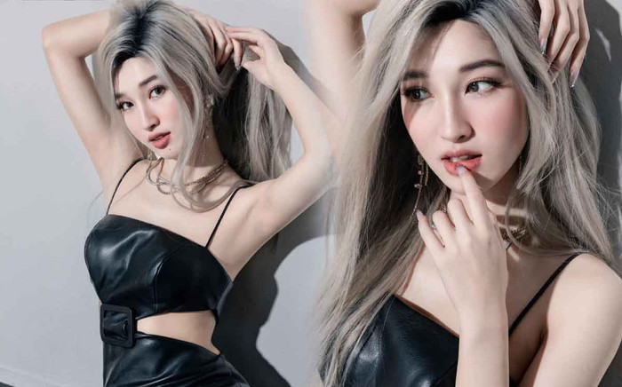 Á hậu Phương Nhi thử sức với hình ảnh 'bạch phát ma nữ': Còn ai chê một màu nữa không? Ảnh 2