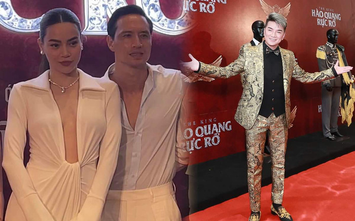 Vợ chồng Hồ Ngọc Hà - Kim Lý đến trễ nửa tiếng trong sự kiện phim của Đàm Vĩnh Hưng Ảnh 2